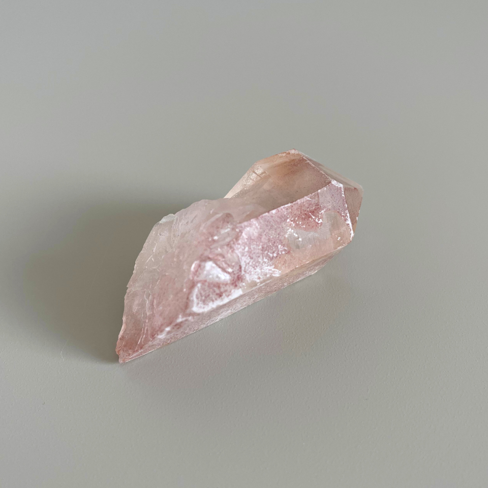 Pink lemurian seed crystal / ピンクレムリアンシードクリスタル