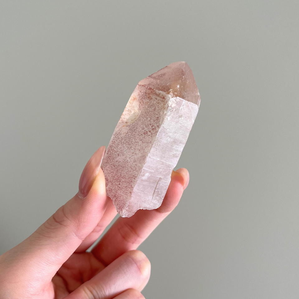 Pink lemurian seed crystal / ピンクレムリアンシードクリスタル