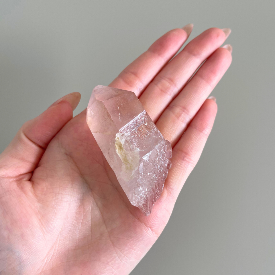 Pink lemurian seed crystal / ピンクレムリアンシードクリスタル