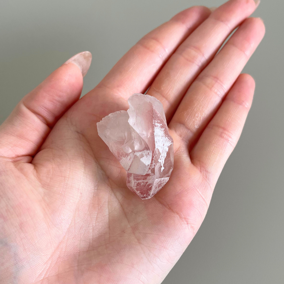 Pink lemurian seed crystal / ピンクレムリアンシードクリスタル