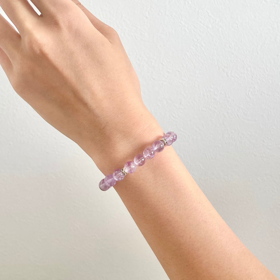 Amethyst Elestial bracelet / アメジストエレスチャル