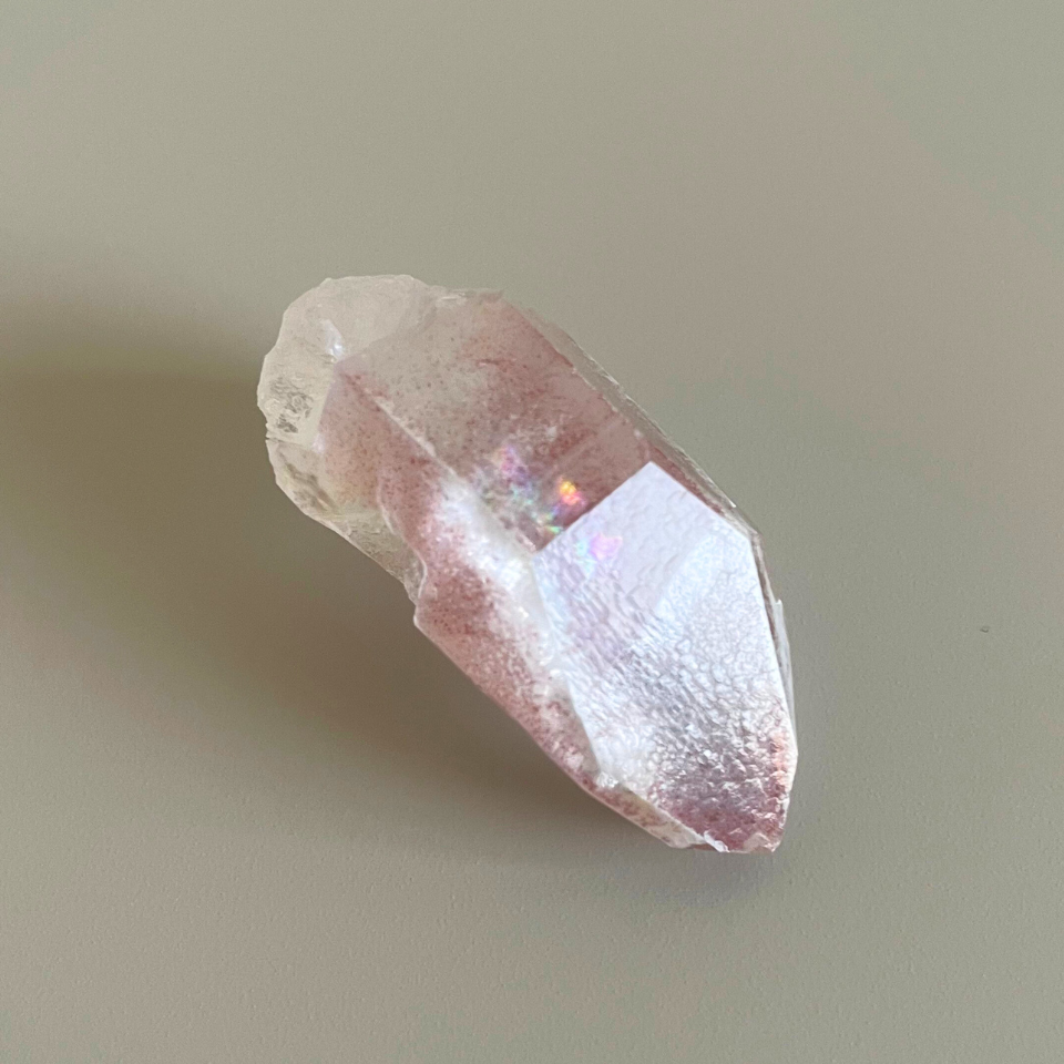 Pink lemurian seed crystal / ピンクレムリアンシードクリスタル