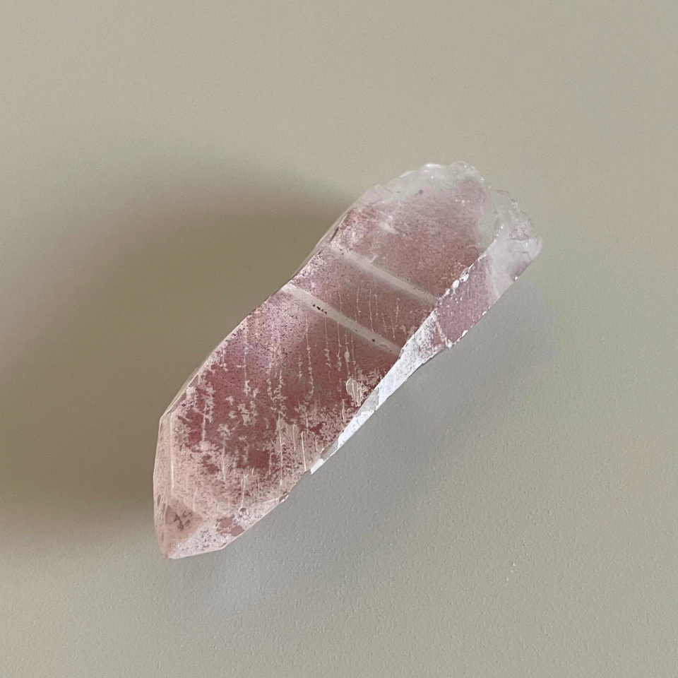 Pink lemurian seed crystal / ピンクレムリアンシードクリスタル