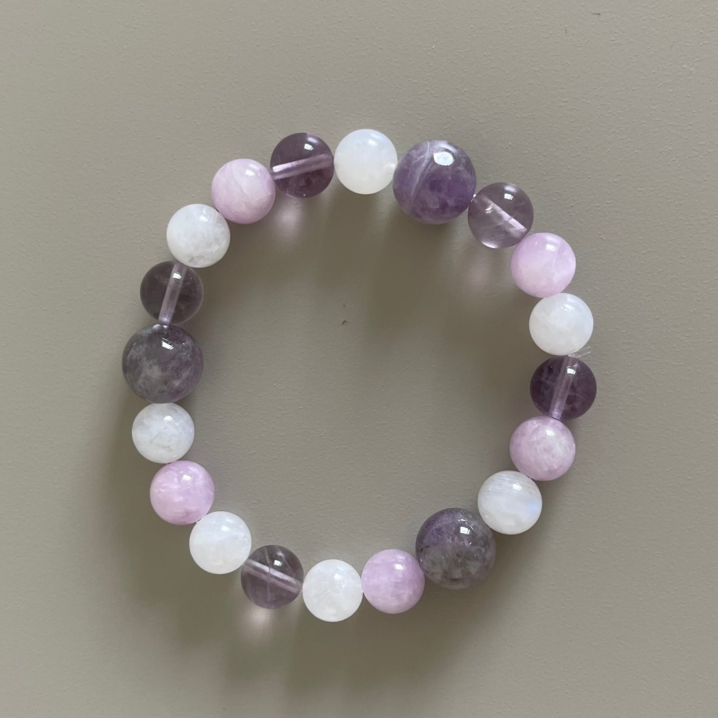 Purple Fluorite × Lavender Amethyst bracelet / パープルフローライト×ラベンダーアメジスト