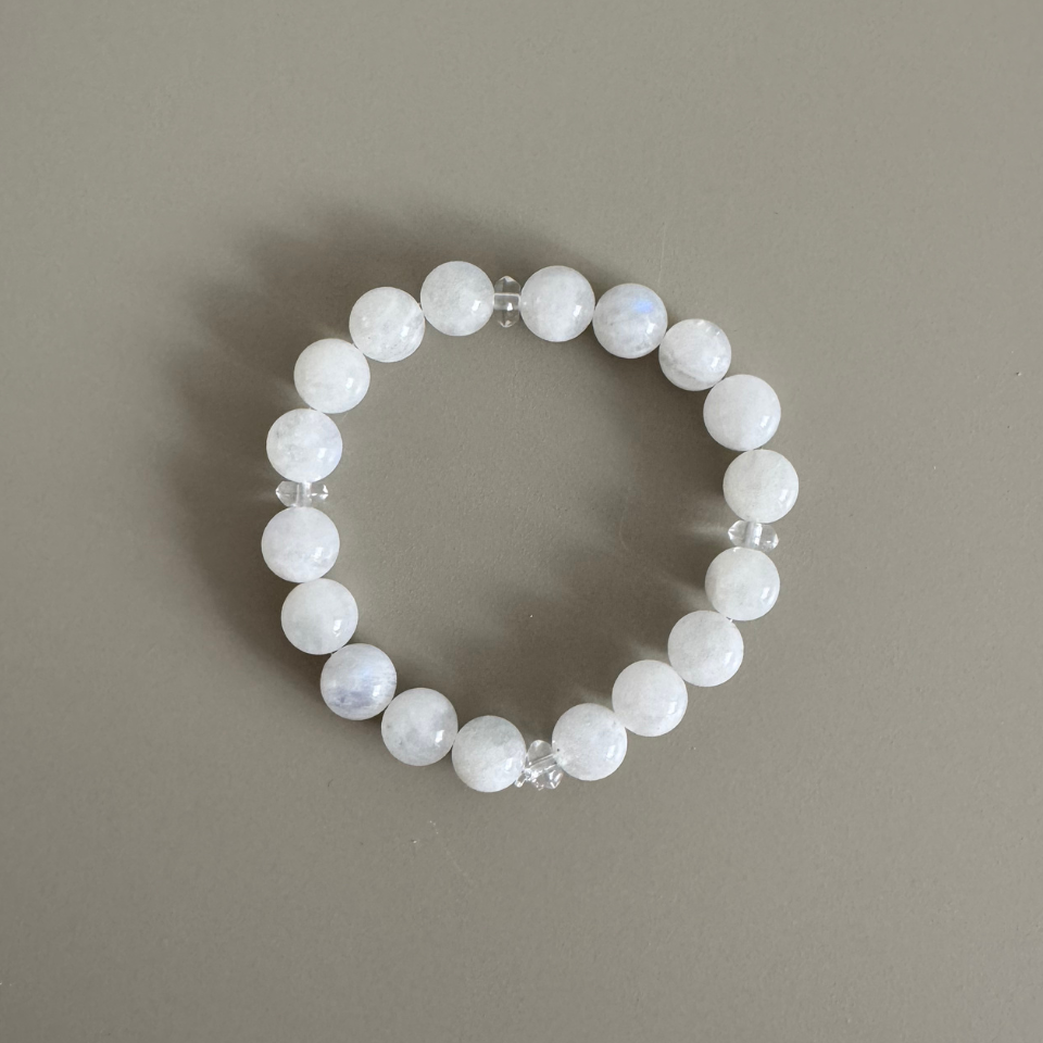 Rainbow Moonstone bracelet / レインボームーンストーン