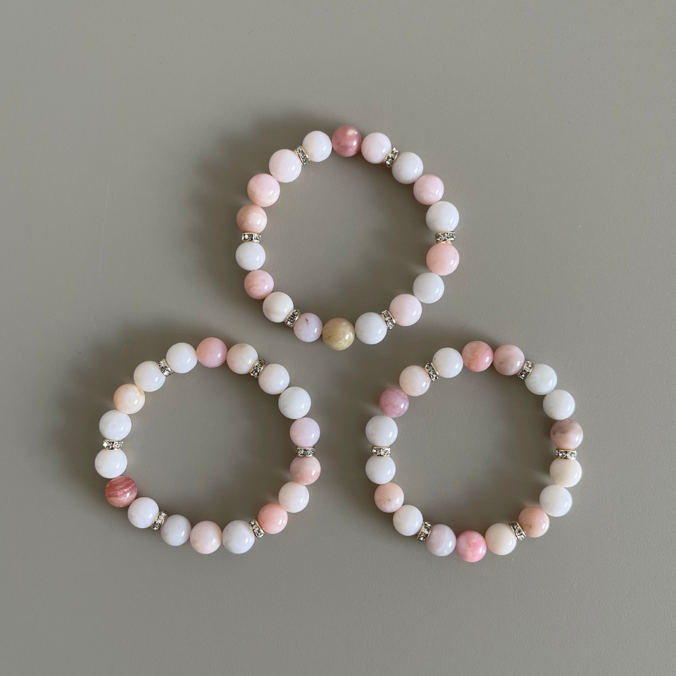 Pink Opal bracelet / ピンクオパール