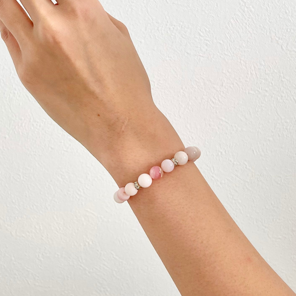 Pink Opal bracelet / ピンクオパール