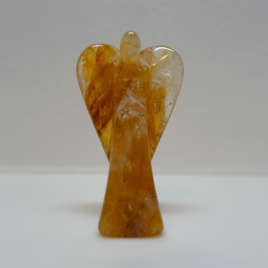 Petit limonite in quartz healing angel stone brown / リモナイトクリスタルヒーリングエンジェルストーン