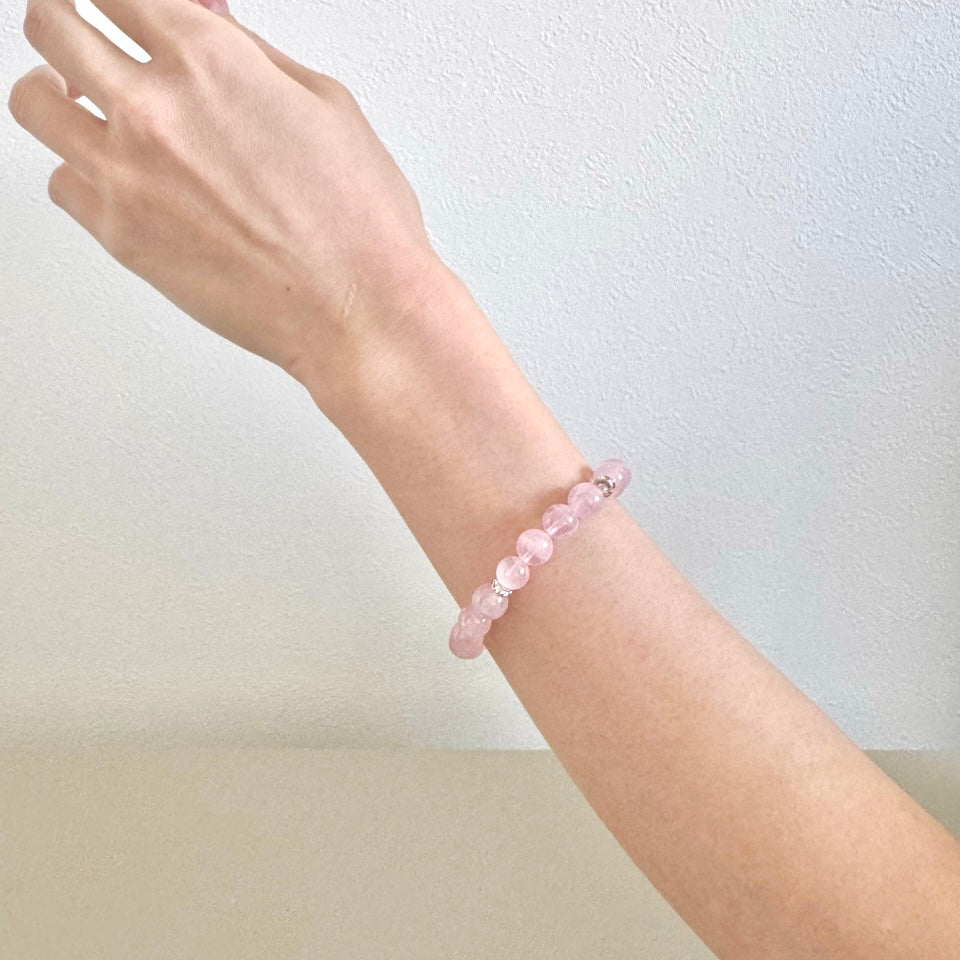 Rose quartz bracelet / ローズクォーツ