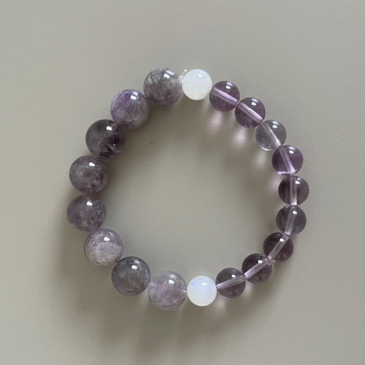 Purple Fluorite bracelet / パープルフローライト